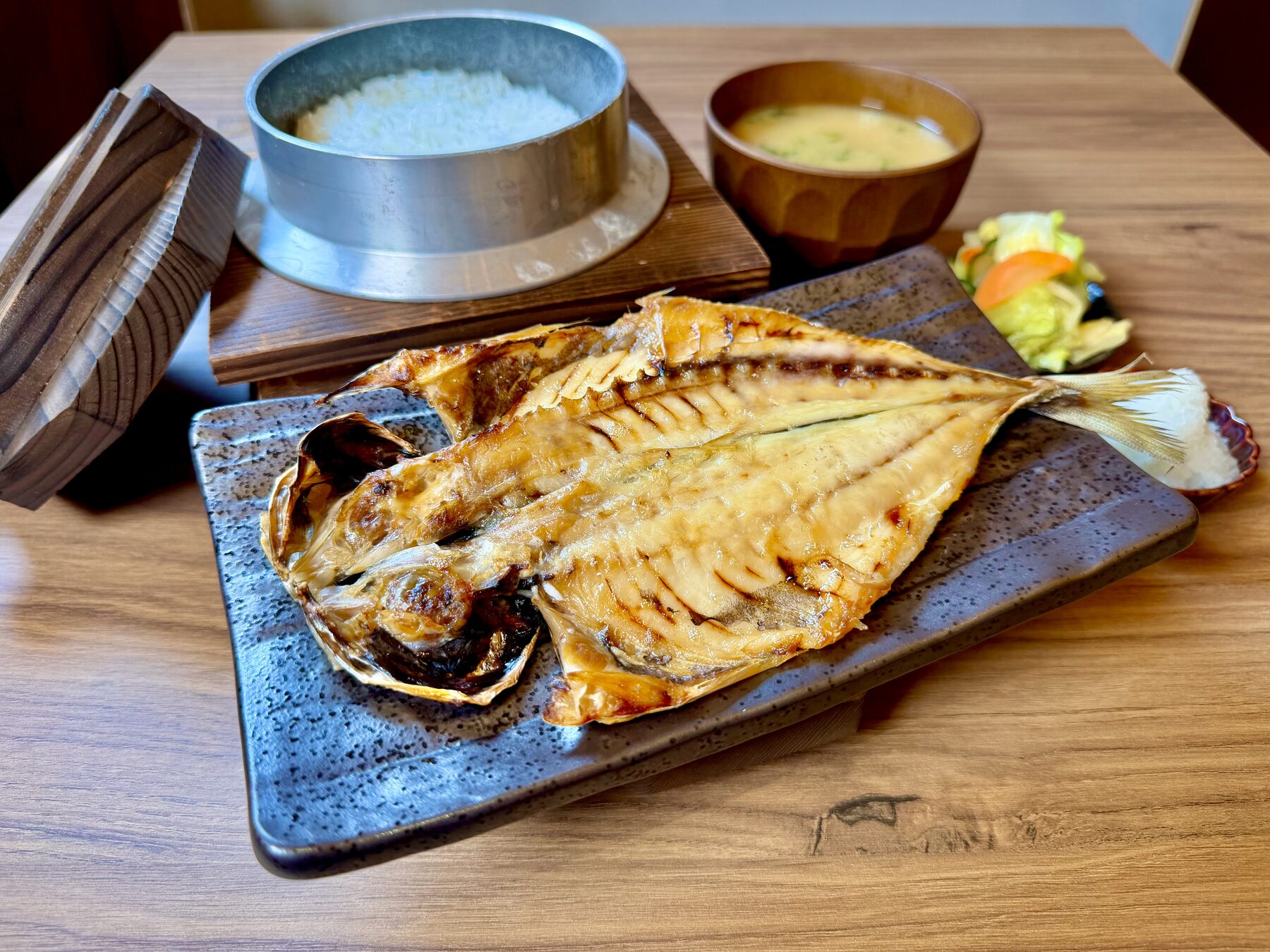 縞ほっけ定食